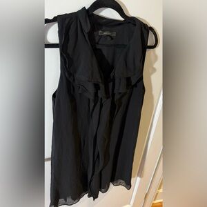 Black ruffle BCBG Maxazria dress. Size Small